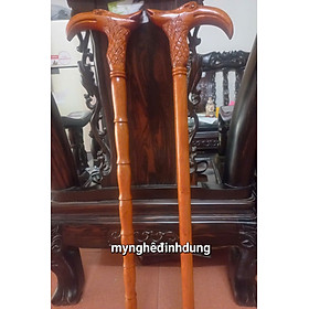 Mua Gậy batong chống trơn trượt dành cho người già bằng gỗ hương đá dài 90x3cm