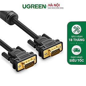 Mua Cáp VGA 3+6C dài 5M cho Màn Hình  Máy Chiếu Chính Hãng Ugreen 11632 Cao Cấp hàng chính hãng