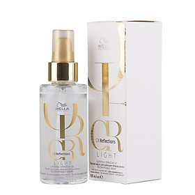 Tinh dầu dưỡng tóc Wella Professionals Oil Reflections Light Luminous reflective oil For fine to normal hair 100ml