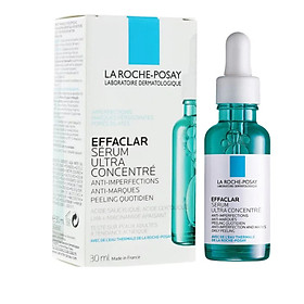 Tinh Chất La Roche Posay Effaclar Serum 3 Tác Động Giảm Mụn, Thâm Sau Mụn Và Lỗ Chân Lông To 30ml