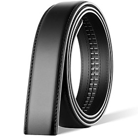 Thắt Lưng Da Nam Seven Wolves M77821A744-01 Đen Không Khóa