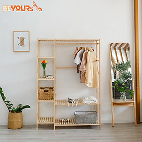 Mua Tủ Treo Quần Áo Gỗ BEYOURs Size Khổng Lồ - Double Hanger Lắp Ráp Dễ Dàng - Nội Thất Phòng Ngủ