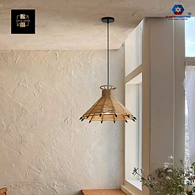 Đèn thả dây thừng Handmade trang trí quán cafe phòng trà decor độc lạ phòng khách phòng ngủ