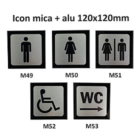 Icon mica + alu M49 / M50 / M51 / M52 / M53 120x120mm