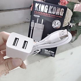 Mua Bộ Củ Sạc Kèm Cáp Micro USB WK -U79 King Kong - Hàng Chính Hãng