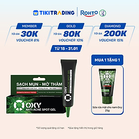 Gel chấm mụn, mờ thâm Oxy Anti-Acne Spot Gel 10g