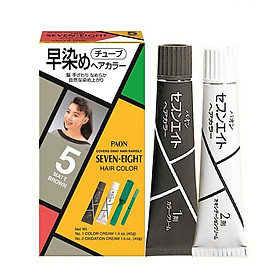 Nhuộm phủ bạc SEVEN EIGHT Hair Color (40g + 40g) Nhật Bản