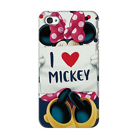 Ốp Lưng Dành Cho Điện Thoại iPhone 4 - I Love Mickey