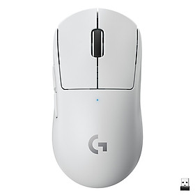 Chuột Logitech G Pro X Superlight Wireless White | Top bán chạy Lazada Shopee Sendo Tiki 2 Chuột Chơi Game Logitech G Pro X SuperLight Wireless – Hàng Chính Hãng