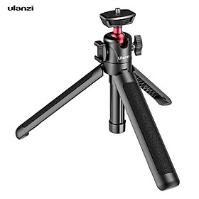 Ulanzi MT-16 Extendable Selfie Stick Tripod 4-Section 44cm/17.3in 2KG Payload with 360° Swivel Ball Head Cold Shoe
