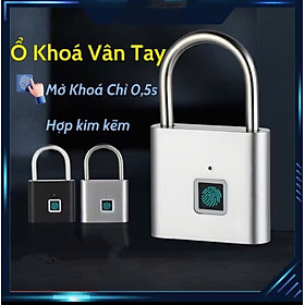 Mua Ổ khóa cảm ứng vân tay mỗi khi ra ngoài không lo quên chìa khóa nữa