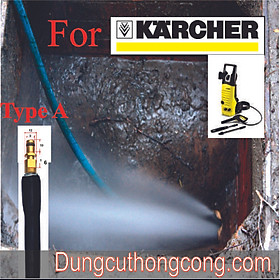 Mua Dây thông cống  bồn rửa  thoát sàn bằng nước cao áp máy rửa xe gia đình