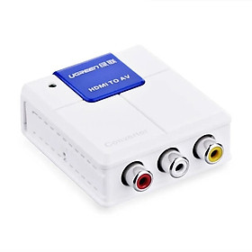 Mua Bộ chuyển HDMI to AV hỗ trợ full HD cao cấp Màu Trắng Ugreen GK