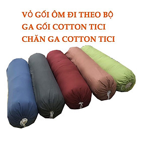 Mua Vỏ Gối Ôm Theo Bộ Ga Giường gối ôm cotton tici kích thước 35x100