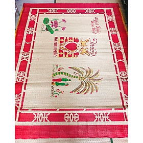 Mua CHIẾU CÓI IN HÌNH CÂY DỪA - 1m50 x 1m90