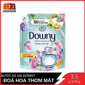 Hình ảnh Nước Xả Vải Downy Đóa Hoa Thơm Mát Túi 3.5L