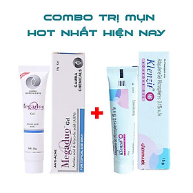 Mua Combo Gel Klenzit Ms 15g Và Megaduo Gel 15g giảm mụn trứng cá và mụn ẩn  thâm mụn