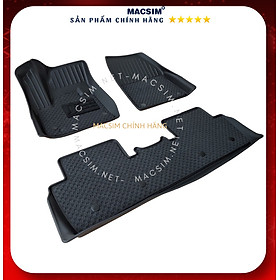 Thảm lót sàn ô tô 2 lớp cao cấp dành cho xe Peugoet 5008 nhãn hiệu Macsim chất liệu TPV