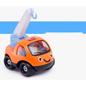 Đồ chơi xe hơi công trình hoạt hình dễ thương cho bé xe tải xe cầu xe trộn bê tông