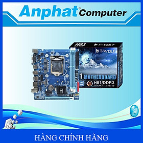 Bo Mạch Chủ Main T-WOLF H110 ( VGA/ HDMI/ SSD M.2 chuẩn PCIe) Socket LGA1151 - Hàng Chính Hãng 