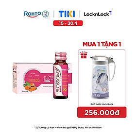 Nước uống collagen giúp sáng da, dạ dày khỏe Blossomy lốc 10 chai x 50ml