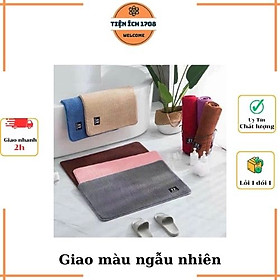 Thảm chân Vải Mềm Phòng Khách Nhà Tắm Nhà Bếp Siêu Thấm Nước - Màu ngẫu nhiên