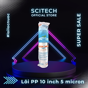 Lõi lọc nước số 1 PP 10 inch 5 micron dùng trong máy lọc nước Nano/UF/RO, bộ lọc thô - Hàng chính hãng