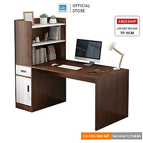 Mua Bàn Học Kết Hợp Kệ Sách Để Phòng Ngủ  Góc Làm Việc Thương Hiệu SIB Decor (Không Gồm Ghế)