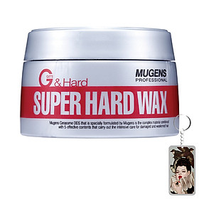 Sáp siêu cứng, kết dính cao Mugens Super Hard Wax Hàn Quốc 90g + Móc khóa