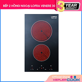 Mua Bếp Âm Đôi Hồng Ngoại Lofra Venere 30 (52cm - 3000W) - Hàng Chính Hãng