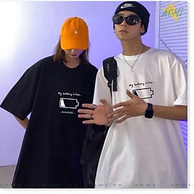 Áo thun phông tay lỡ form rộng PIN YẾU Unisex Có phông tay ngắn size XS 3XL FASHION