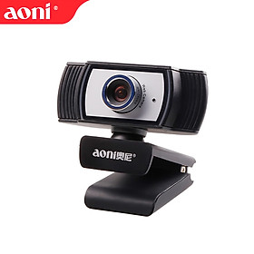 Aoni C33 Webcam Beauty Camera 1080p 1920*1080P Anchor Live Computer Cam USB Plug-in Camera Video Chat Call Clip-on Web