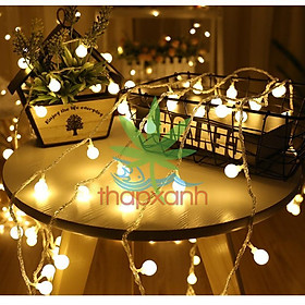 Mua Dây đèn led trang trí quả bi dây trong pha lê cắm điện 5 mét 20 bóng