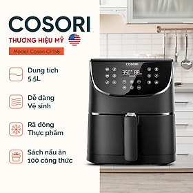 NỒI CHIÊN KHÔNG DẦU ĐIỆN TỬ COSORI (AIR FRYER) 5.8 Qt / 5.5 LÍT- HÀNG CHÍNH HÃNG