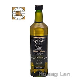 Dầu Olive Extra Virgin PONS 1L - Tây Ban Nha (chai nhựa PET)