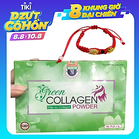 Thực Phẩm Bảo Vệ Sức Khỏe Diệp lục Collagen+ Tặng kèm Vòng Phong Thủy