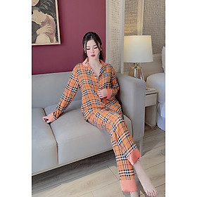 Bộ pijama lụa đẹp cao cấp cho nữ freesize 45-60kg