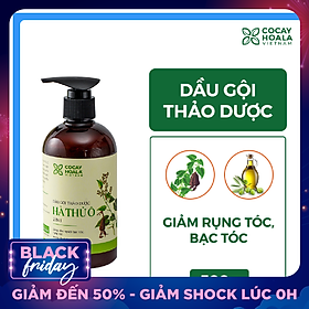 Dầu Gội và Xả Thảo Dược Hà Thủ Ô Giảm Rụng Tóc, Bạc Tóc Cocayhoala 300g