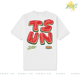 Áo thun - Họa tiết Dưa Hấu - Trắng nhiều màu phông teen Thời trang AOMI