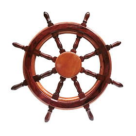 Mua Vô lăng tàu gỗ trang trí Ø40cm (không đồng hồ)