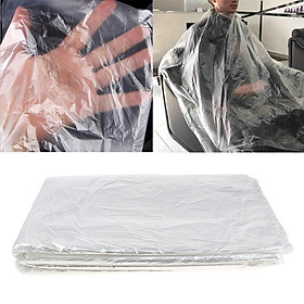 160Pcs Waterproof Disposable Hair Cutting Cape Salon Gown Barber Capes