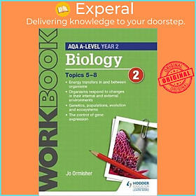 Sách - AQA A-level Biology Workbook 2 by Jo Ormisher (UK edition, paperback)