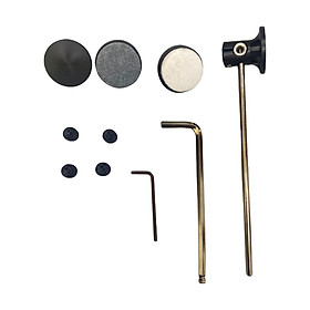 3 Pieces Anti Slip Bass Percussion Sticks Heads, Kick Drum Foot Pedal Beater Heads, Professional Bass Drum Beater Heads, Drum Replacement Parts