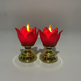 đèn hoa sen bàn thờ Phật