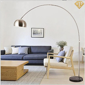 Đèn cây đứng Dáng Cong tăng giảm chiều cao SIZE TO cao cấp, Decor trang trí nội thất HIỆN ĐẠI - Ảnh thật 100% DVLL