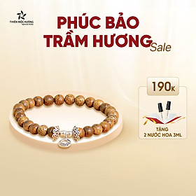 Vòng Tay Trầm Hương Cho Bé Phúc Bảo - Ngủ ngon, giảm khóc đêm - Trầm Tốc Việt Nam - Thiên Mộc Hương