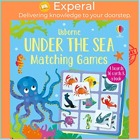 Hình ảnh Sách - Under the Sea Matching Games by Kate Nolan Gareth Lucas (UK edition, paperback)