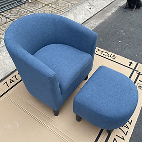 Mua Bộ Sofa mini nhỏ gọn vải Nhung đỏ - Bộ ghế Salon nệm kết hợp ghế đơn đa năng
