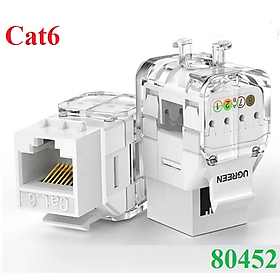 Đầu nối mạng RJ45 âm tường cho dây mạng Cat6 Ugreen 80452 cao cấp - Hàng chính hãng