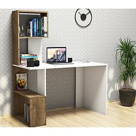Mua Bàn làm việc - bàn học kết hợp kệ sách decor trên dưới